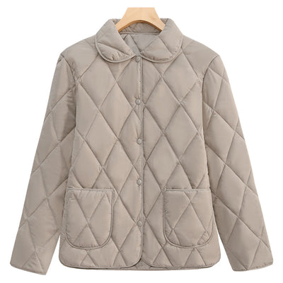 Chaqueta Acolchada Suelta de Algodón para Mujer - Diseño Ligero y Moderno - Image 8