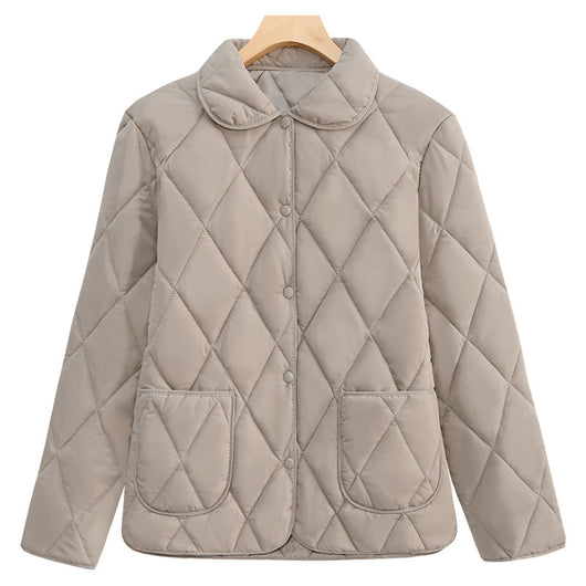 Chaqueta Acolchada Suelta de Algodón para Mujer - Diseño Ligero y Moderno - Image 8