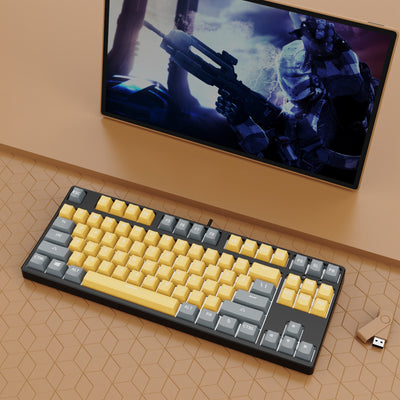 Teclado Mecánico Gaming 87 Teclas Hot Swap Intercambiable Dual Color - Image 8