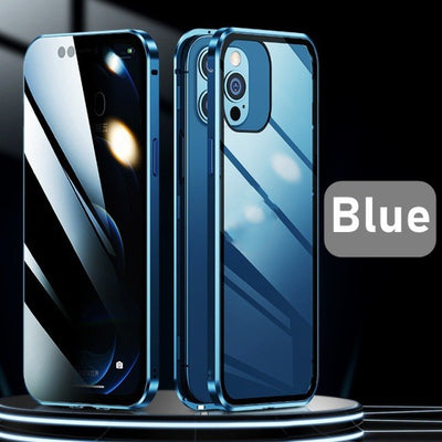 Funda Magnética de Cristal Doble para Teléfono