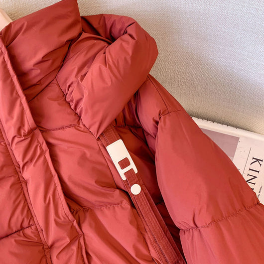 Chaqueta Acolchada Corta Estilo Coreano para Mujer - Image 21