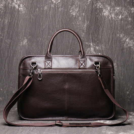 Maletín Bandolera de Cuero para Hombre - Gran Capacidad - Image 3