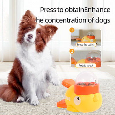 Comedero Interactivo para Perros con Diseño de Pato - Juguete Dispensador Antideslizante - Image 8