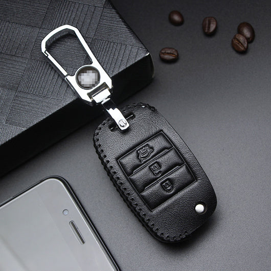 Funda de Cuero Genuino para Llaves del Auto - Image 4