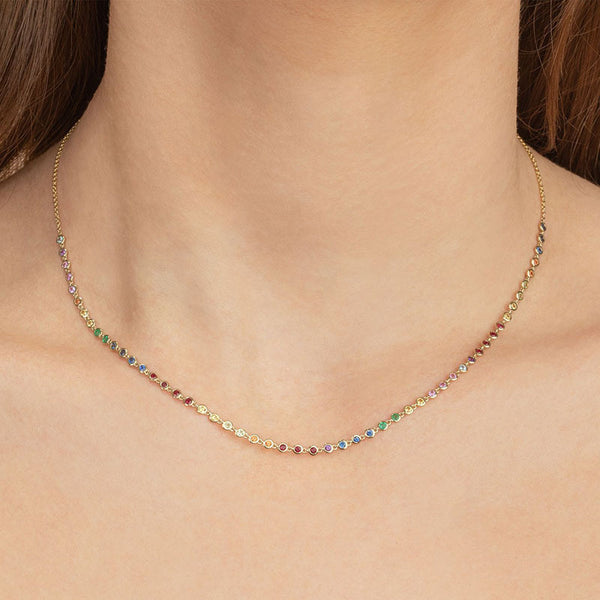 Collar Cadena Clavícula en Plata de Ley
