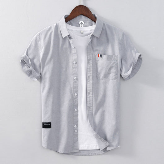 Camisa Casual de Manga Corta para Hombre - Primavera y Verano - Image 10
