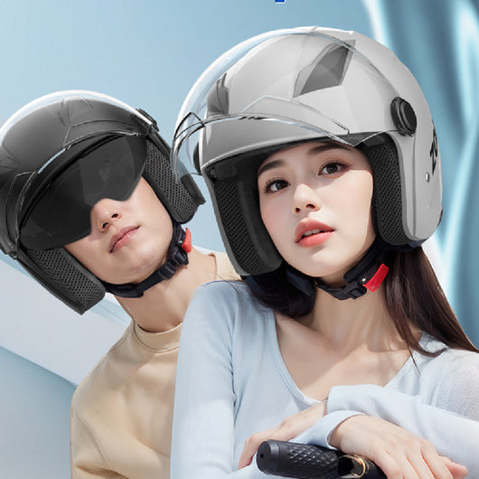 Casco Eléctrico Inteligente Antiempañante para Motocicleta - Calefacción Integrada Invierno