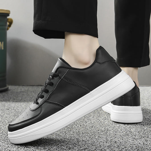 Zapatos Plataforma Blancos Talla Grande para Hombre - Primavera y Verano - Image 3