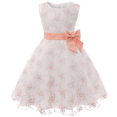 Vestido Princesa Niña con Encaje y Bordados - Image 17