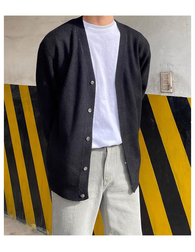 Cardigan Tejido Primavera Otoño para Hombre - Image 16