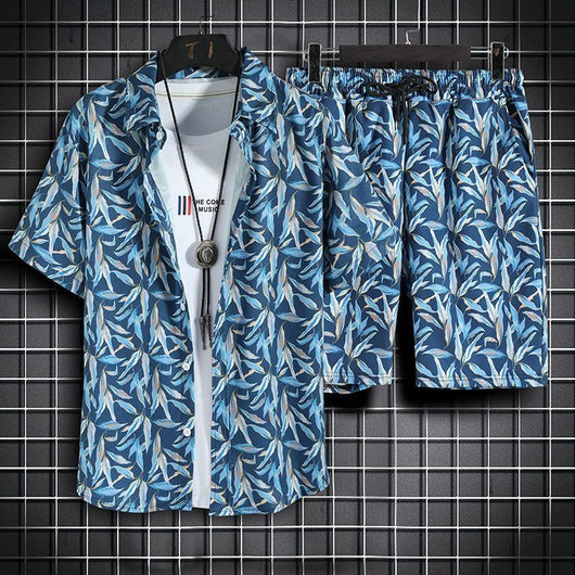 Conjunto de Camisa y Shorts Casuales para Hombre - Image 18