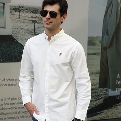 Camisa Casual de Manga Larga Talla Grande para Hombre - Image 4
