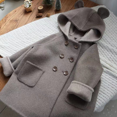 Abrigo Reversible de Lana Cachemira Doble Cara para Otoño e Invierno - Image 11