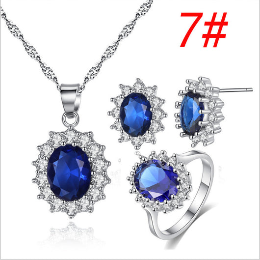 Conjunto de Joyas Girasol: Collar, Anillo y Aretes para Novia - Image 6
