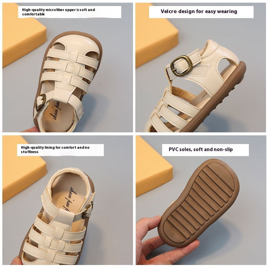Sandalias Tejidas para Niñas - Zapatos Infantiles Romanos con Diseño Calado - Image 20