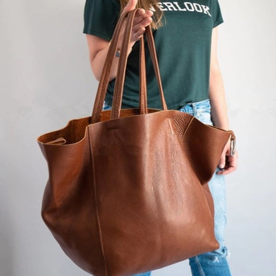 Bolso Tote de Cuero Suave con Asa al Hombro y Gran Capacidad para Mujer - Image 2