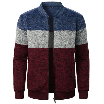 Suéter de Punto Grueso con Bloques de Color para Hombre - Image 19