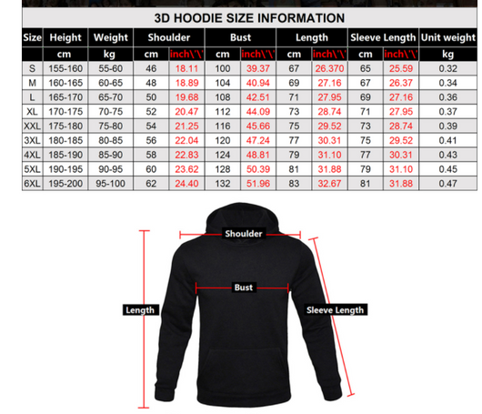Sudadera Hoodie Unisex con Estampado Digital de Dos Piezas - Image 10