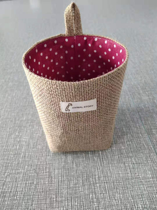 Bolsa de Almacenamiento de Yute para Baño y Escritorio - Image 10