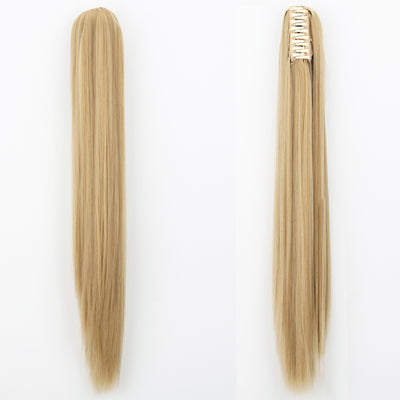 Peluca de Fibra Sintética con Clip Tipo Garra - Cabello Liso y Voluminoso - Image 18