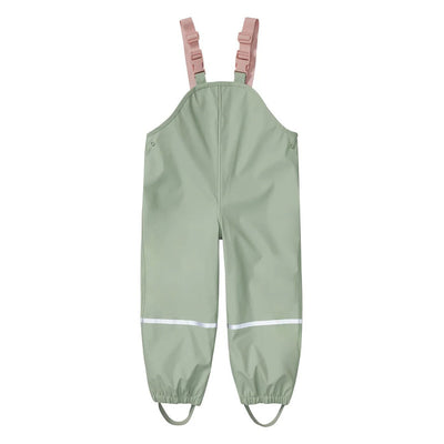 Pantalones Impermeables para Niños con Forro Polar y Tirantes - Image 5