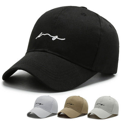 Gorra de Visera Curva con Letras - Protección Solar Casual - Image 18