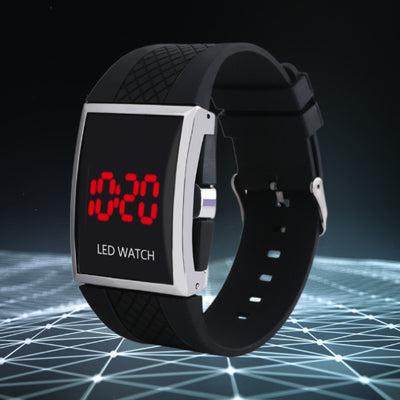 Reloj Digital LED Unisex Deportivo - Blanco y Negro con Fecha - Image 6