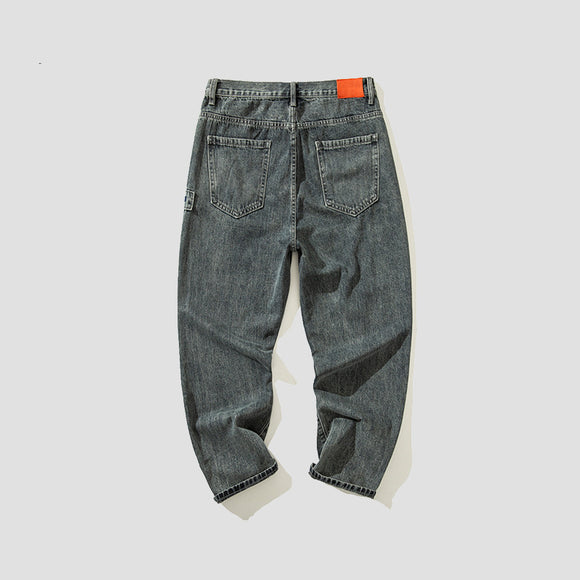Pantalones Rectos Holgados Casual Tendencia Japonesa Versátil para Hombre