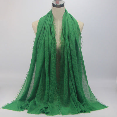 Pañuelo Versátil de Algodón y Lino para Mujer - Image 3