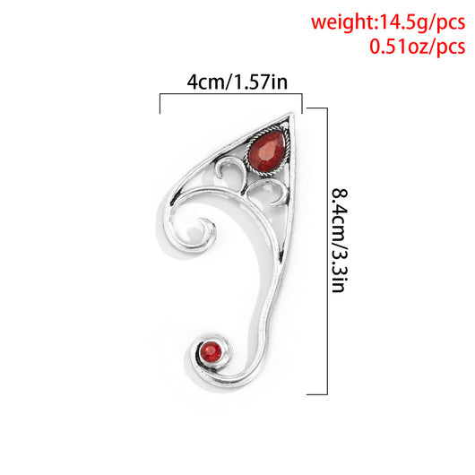 Aretes de Gancho Aleación Gem Profile - Elegancia Minimalista - Image 4