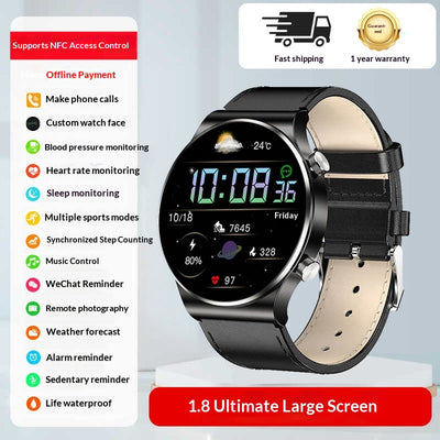 Reloj Inteligente Deportivo con Llamadas Bluetooth, Monitor de Frecuencia Cardíaca y Glucosa - Image 7