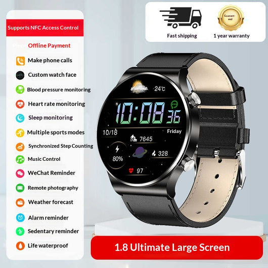 Reloj Inteligente Deportivo con Llamadas Bluetooth, Monitor de Frecuencia Cardíaca y Glucosa - Image 7
