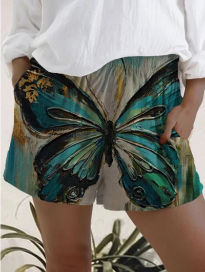 Shorts Elásticos de Cintura Alta Estampados para Mujer - Image 7