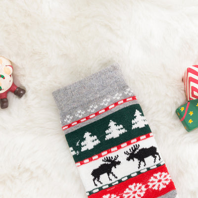 Calcetines Navideños a Juego para Familia - Diseño Jacquard Corto - Image 11