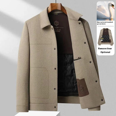 Chaqueta Polo de Lana Doble Faz para Otoño e Invierno - Tejida a Mano - Image 7