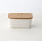 Tapa Plana Blanca Pura 16.5 X 10x7.5 Cm
