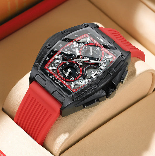Reloj de Cuarzo para Hombre con Calendario y Cinta Impermeable Multiuso - Image 16