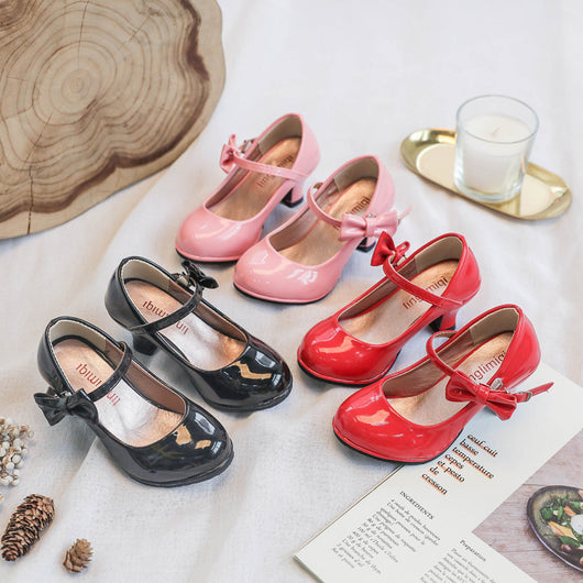 Zapatos de Cuero para Niñas con Tacón Alto - Diseño Casual y Elegante - Image 27