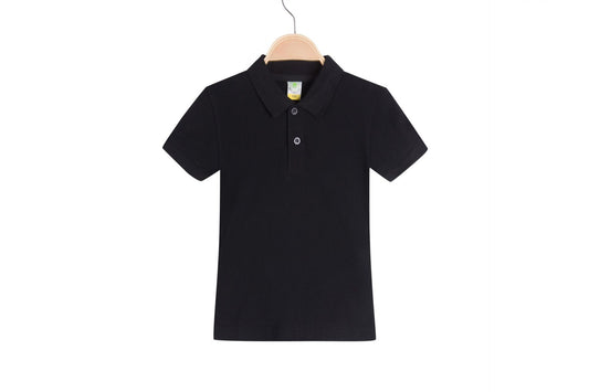 Polo Infantil de Algodón con Solapa - Camiseta Publicitaria de Manga Corta - Image 2