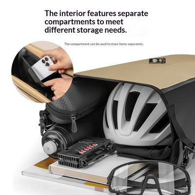 Bolsa Trasera Impermeable para Bicicleta con Soporte Rápido - Pannier de Cicloturismo - Image 8