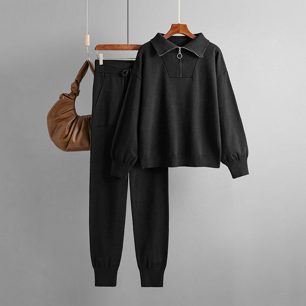 Conjunto Tejido Casual Dos Piezas