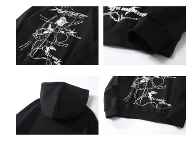 Sudadera Estampada Oversize Cómoda y Desenfadada - Image 4