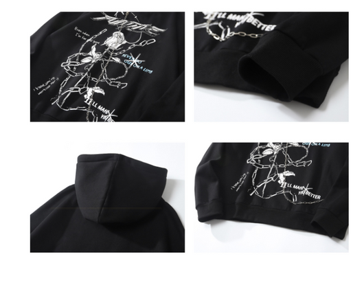 Sudadera Estampada Oversize Cómoda y Desenfadada - Image 4