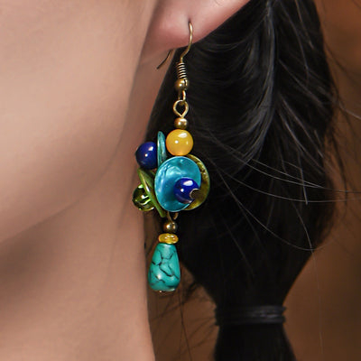 Aretes Étnicos de Concha con Estilo Antiguo y Temperamento - Image 8