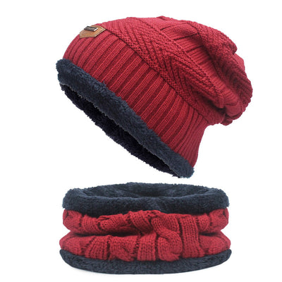 Conjunto de Gorro y Bufanda de Terciopelo Grueso para Hombre y Mujer - Image 39