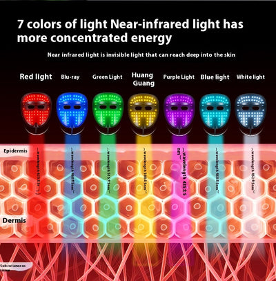 Máscara LED Facial Recargable con Tecnología de Luz de Colores - Image 10