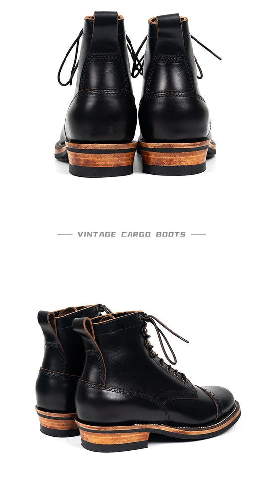 Botas de Cuero Genuino para Hombre - Estilo Trabajo Otoño Invierno - Image 11