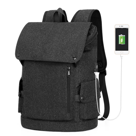 Mochila Retro Casual para Hombre - Diseño Minimalista Estudiante - Image 11
