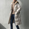 Chaqueta Acolchada Suelta con Capucha para Mujer