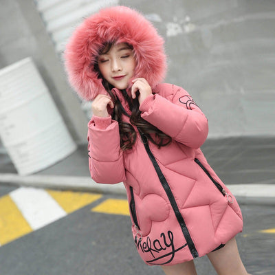 Abrigo Acolchado de Algodón para Niña Estilo Coreano - Image 3